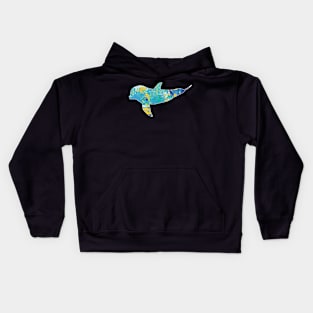 Cool Dolphins Sea Colorful T-shirt Kids Hoodie